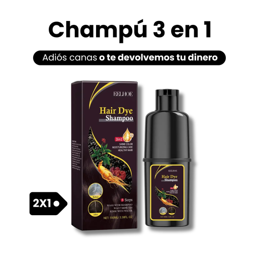 Champú 3 en 1 - Anti canas | 100ml